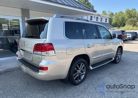 2014 Lexus Lx 570 из США, поврежденный, VIN JTJHY7AX9E4155773